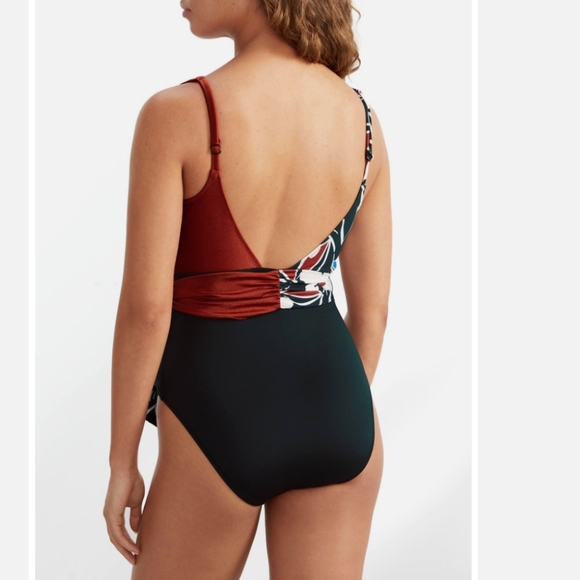 ANTHROPOLOGIE | Sanctuary Tie-Front One-Piece Swimsuit - Picture 2 of 6